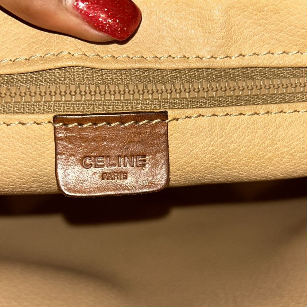 Vintage Celine Macadam zip Clutch - Picture 12 of 16